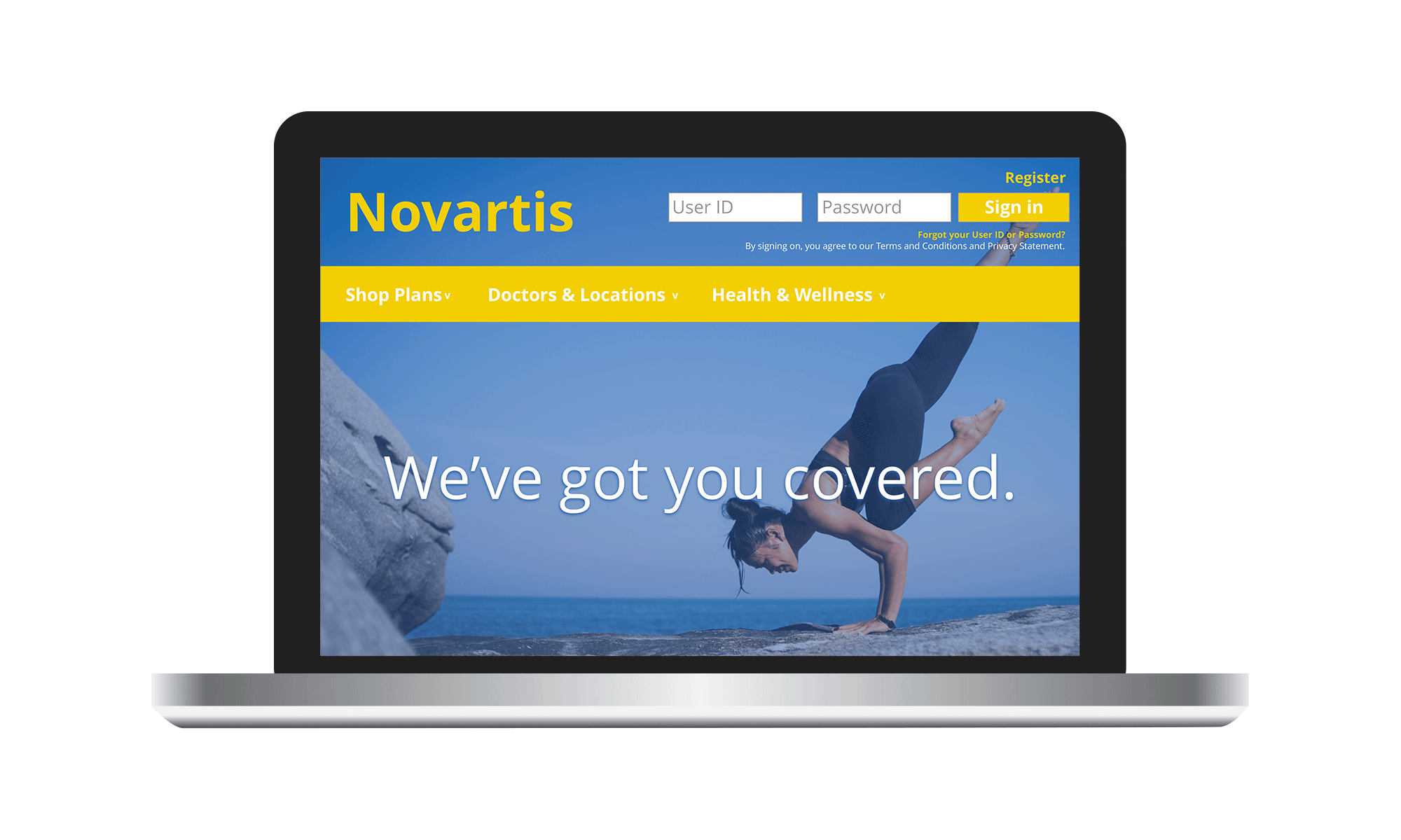 novartis mockup