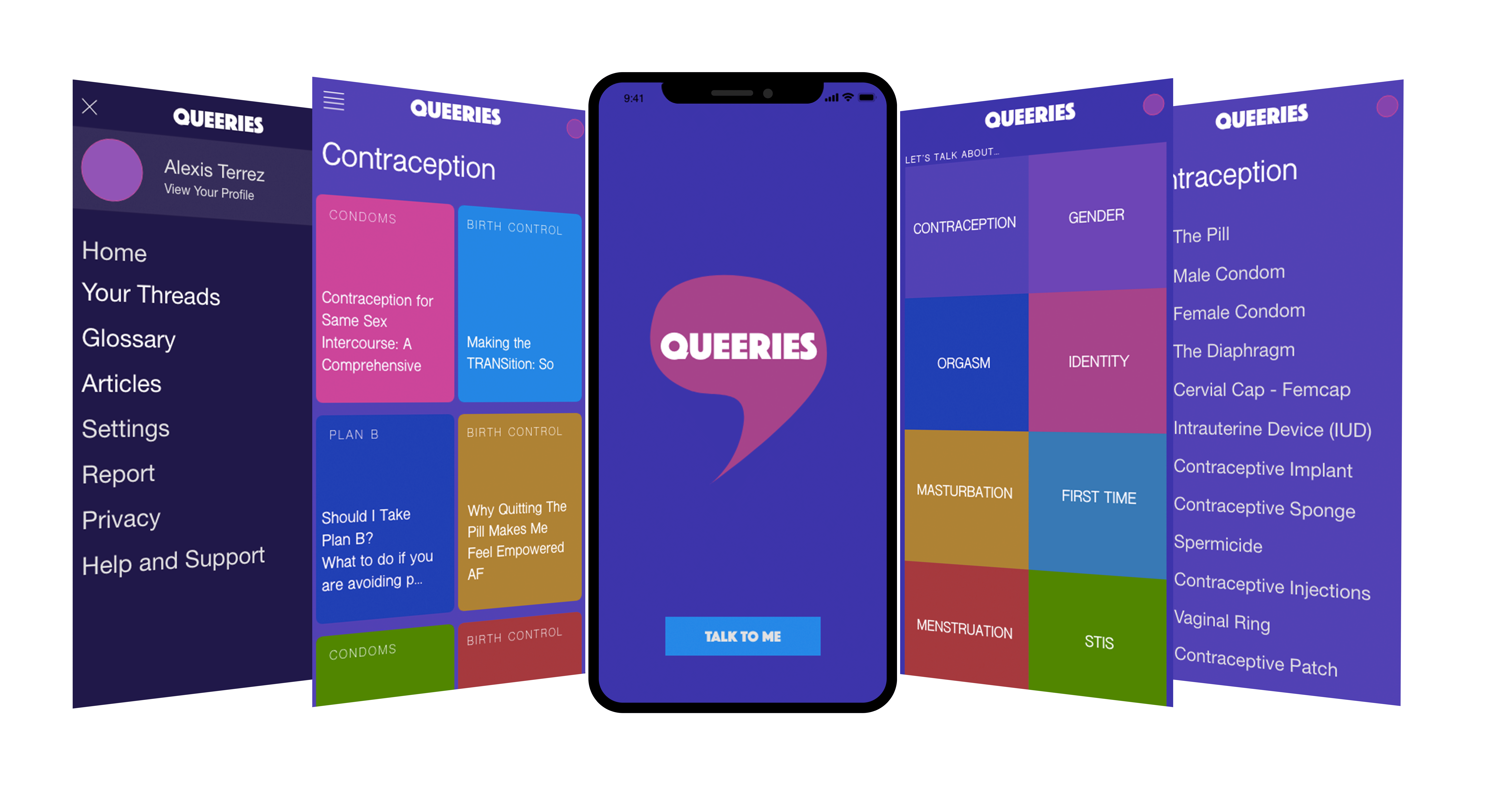 queeries mockup